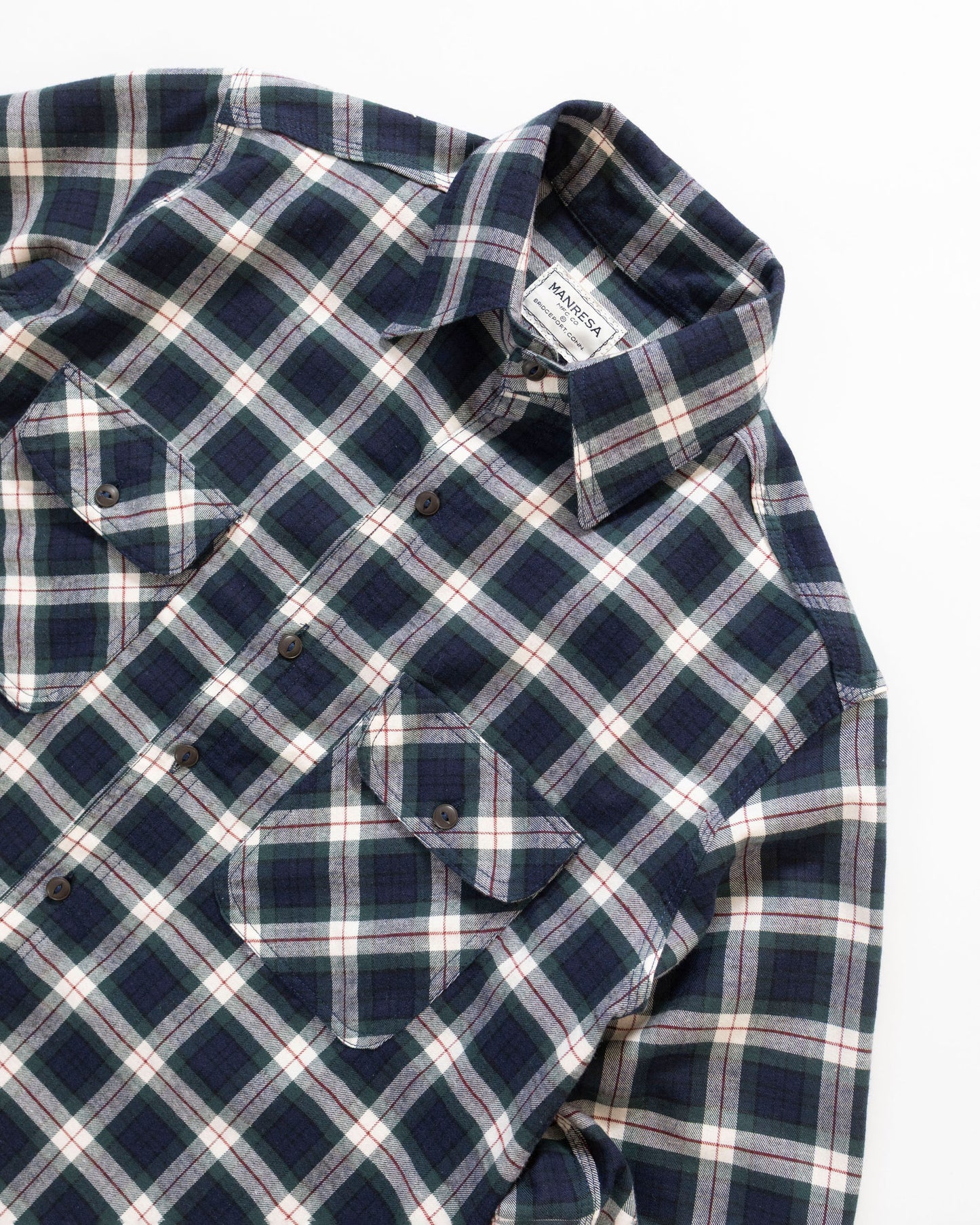 The Roebuck Shirt in Emerald Tartan