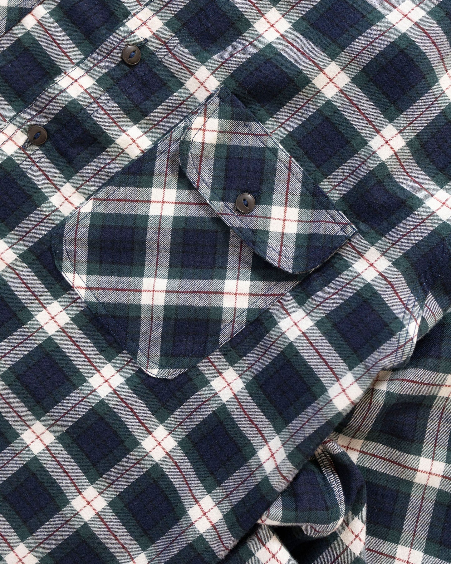 The Roebuck Shirt in Emerald Tartan