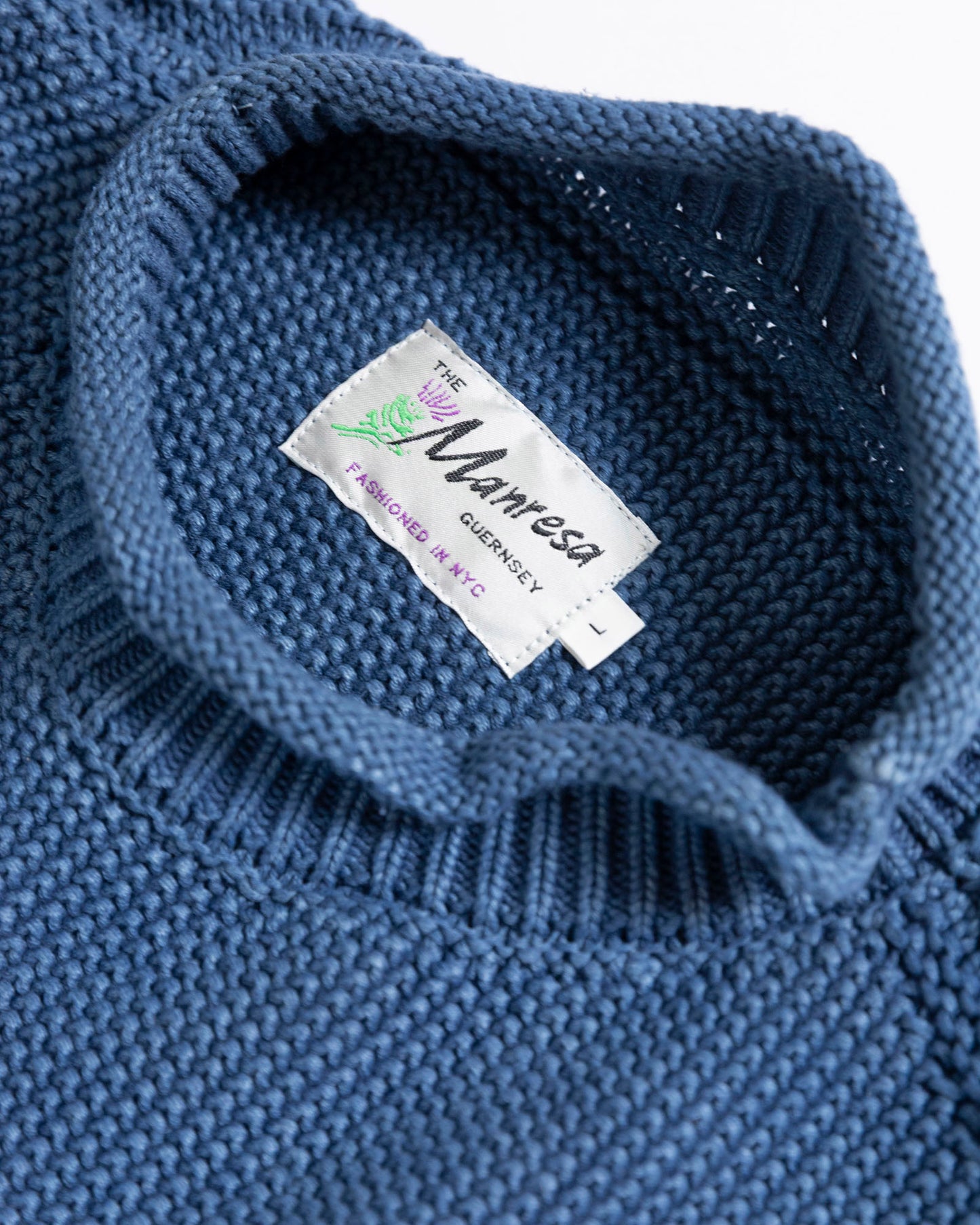 The Guernsey in Indigo