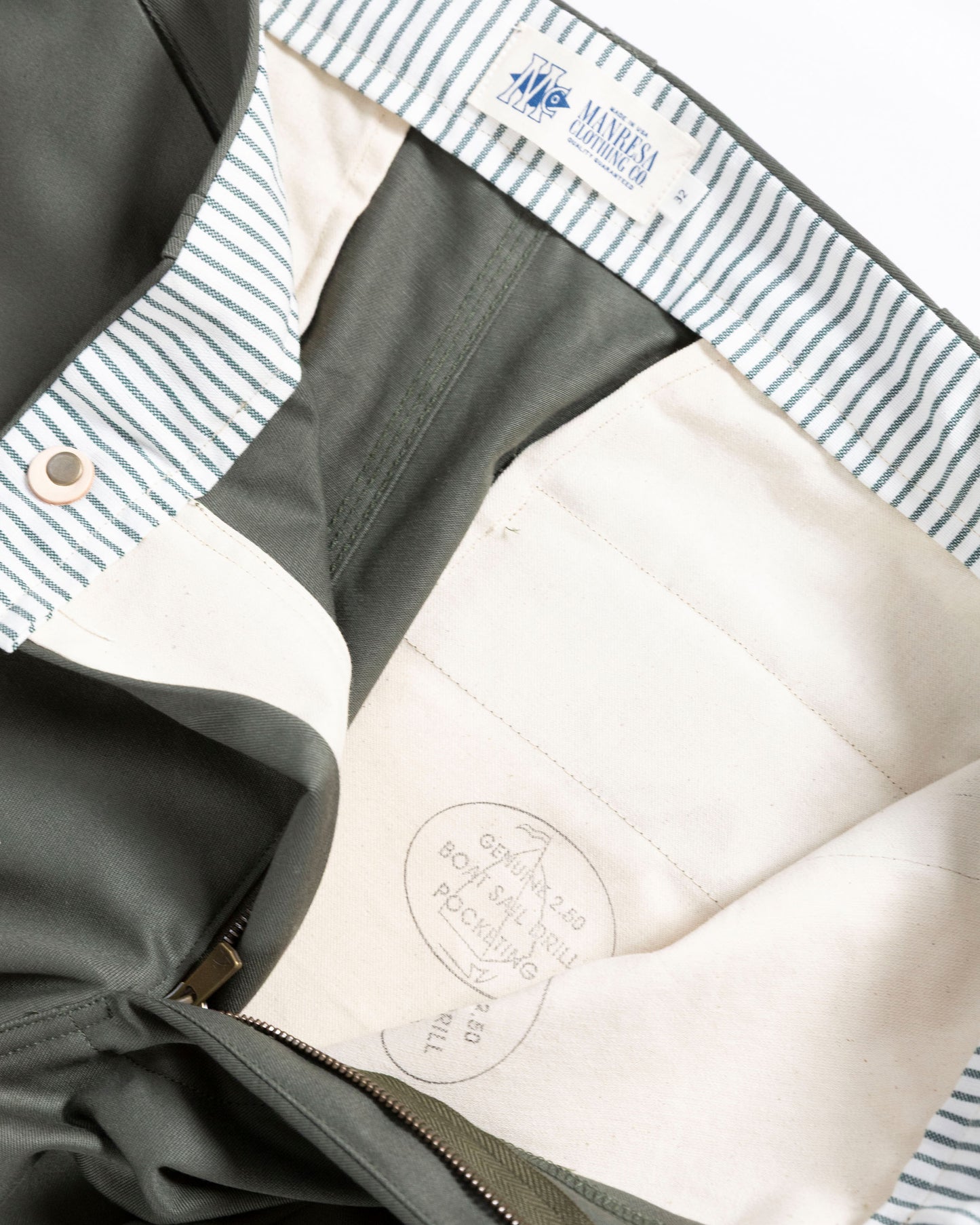 The New Haven Pant in OD Green