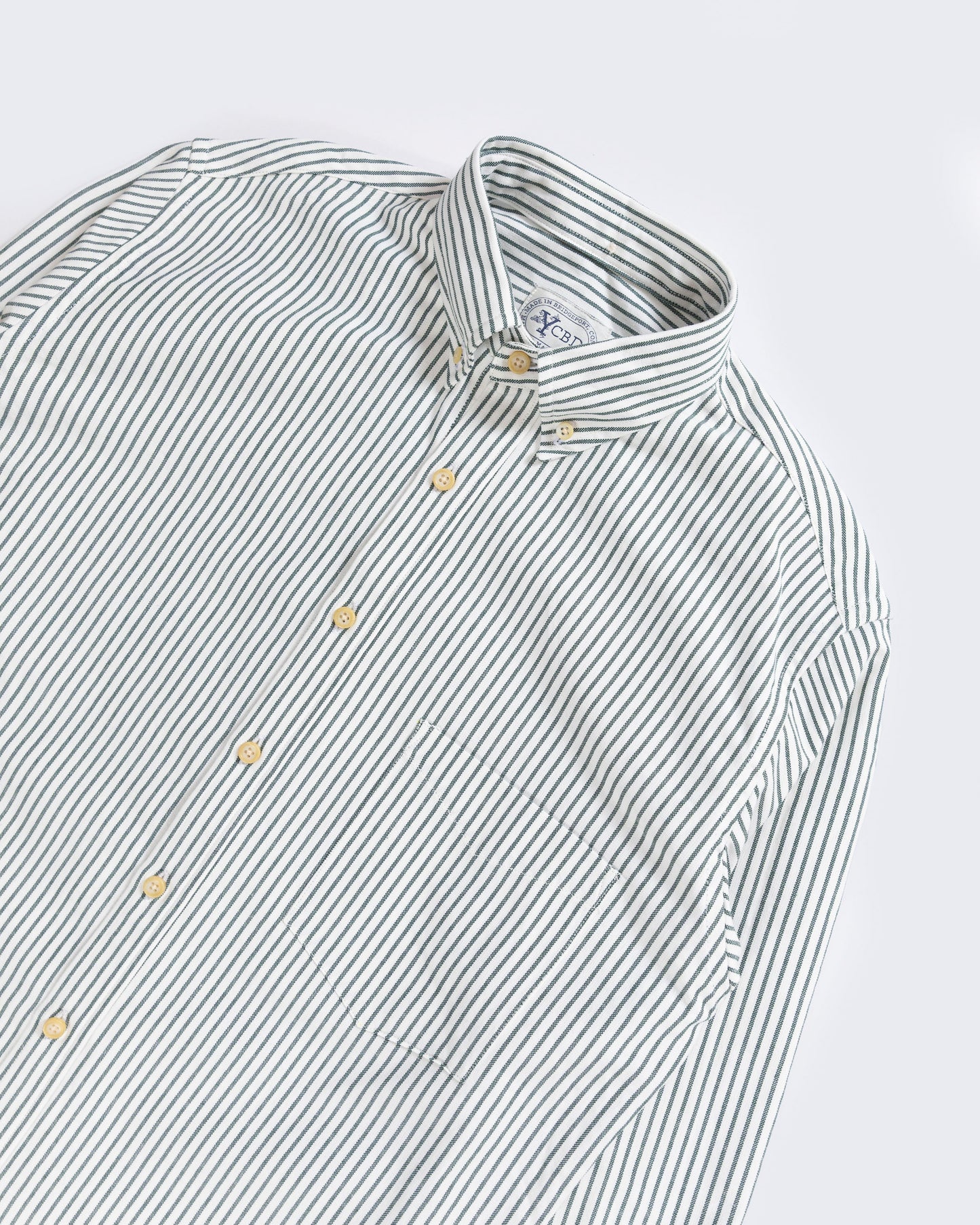 The Yale Shirt in Forest Stripe