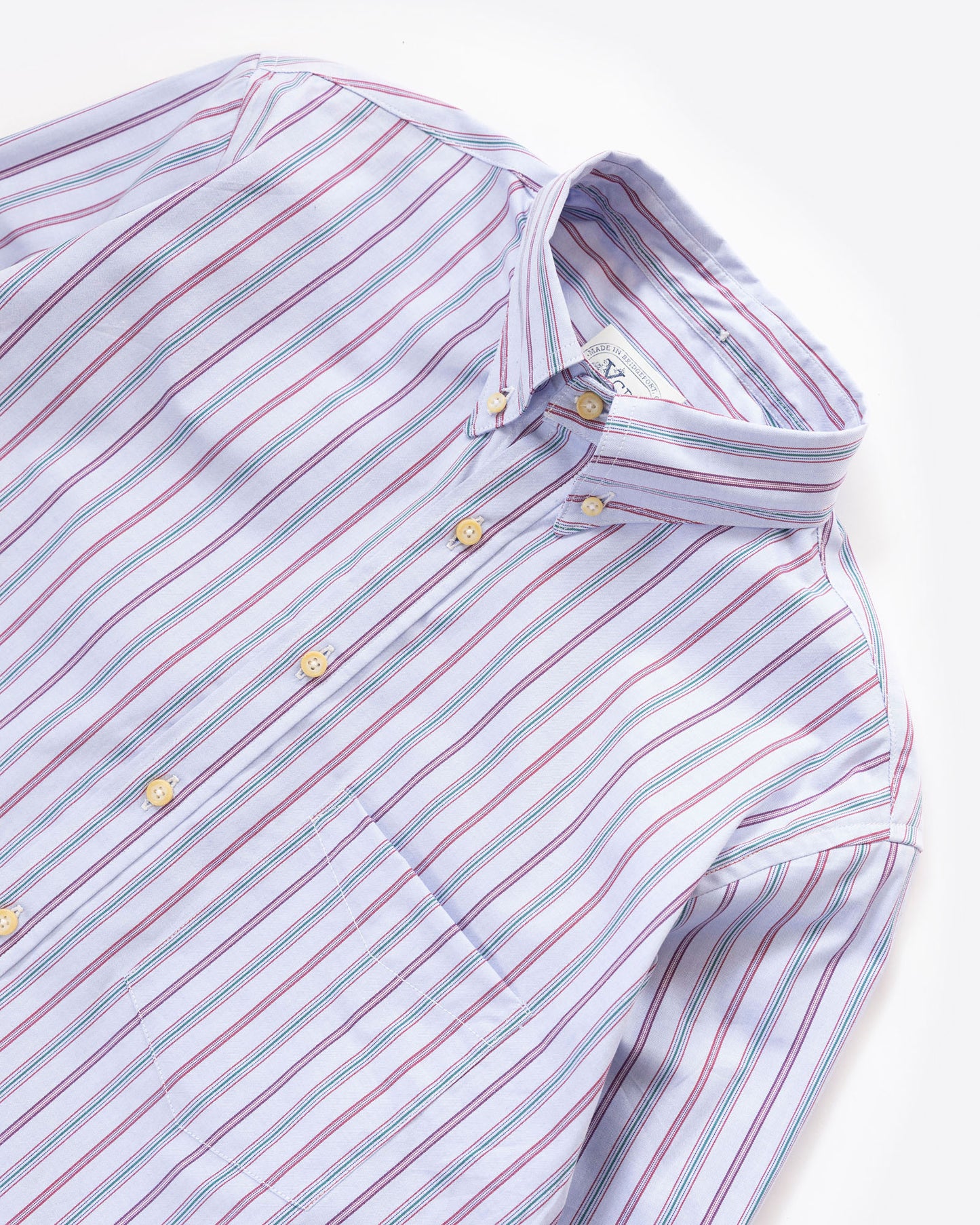 The Yale Shirt in Berry Multi Pinpoint