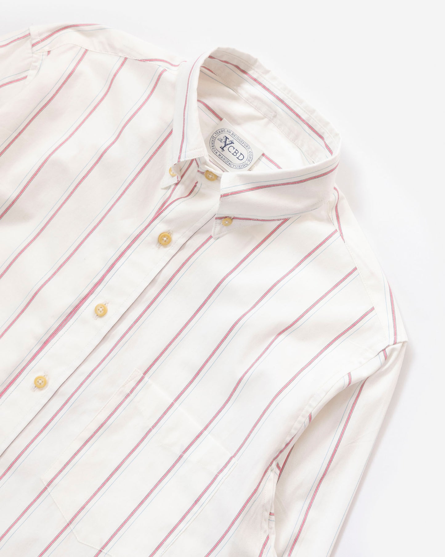 The Yale Shirt in Pink Multi Pinpoint