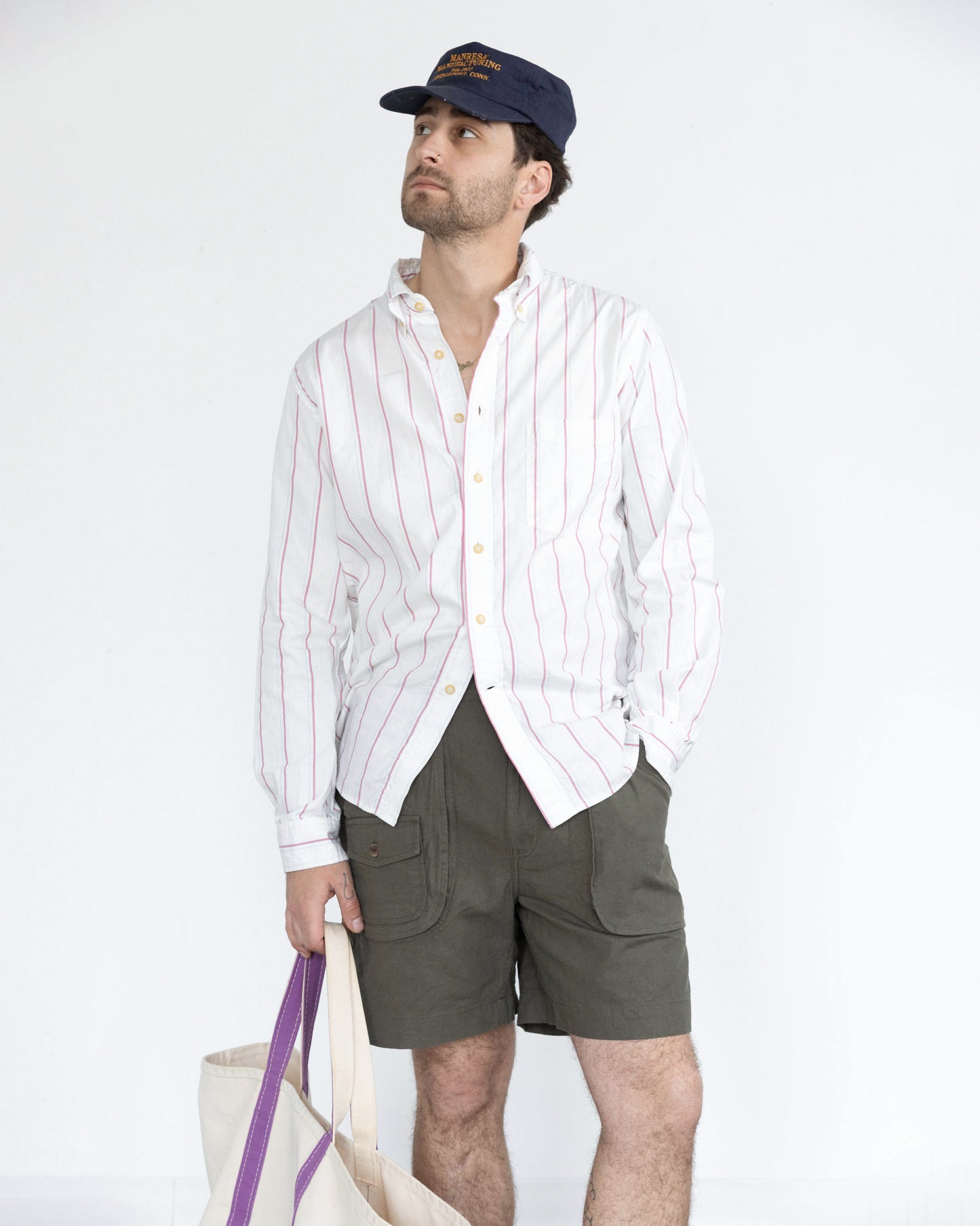 The Yale Shirt in Pink Multi Pinpoint