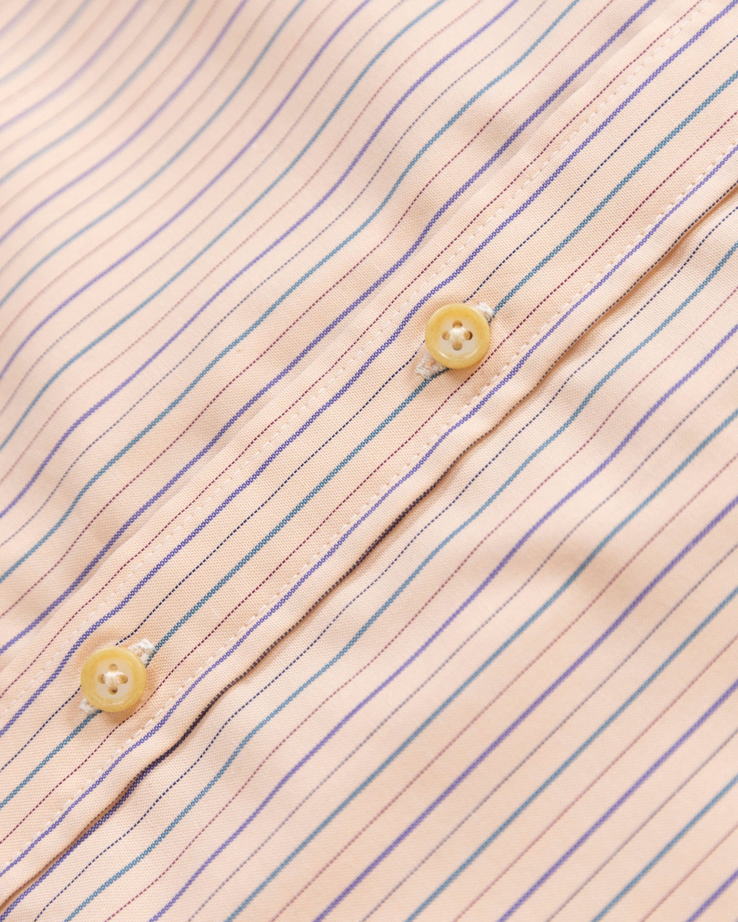 The Yale Shirt in Summer Peach Multi Pinpoint