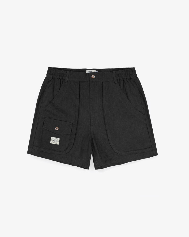 The Ram Island Short in Pure Black