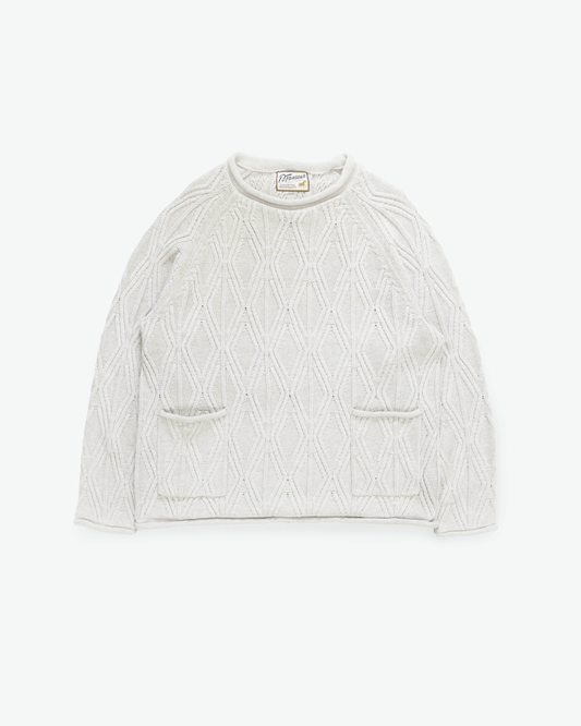 The Oysterman Sweater in Natural